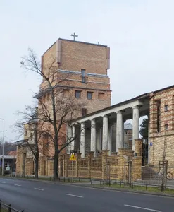 Bell tower of the Church of Our Lady of Jerusalem in Warsaw