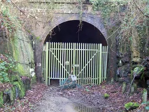 Former Hall's tramroad and railway tunnel W portal