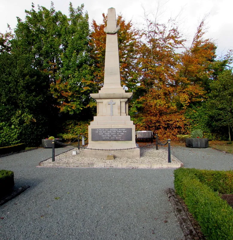 Photograph of the War Memorial, Whitchurch, Shropshire, England