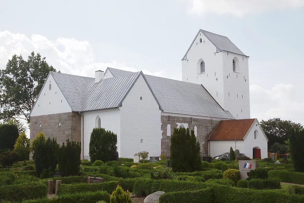 Gunderup Kirke just south of Aalborg, Denmark