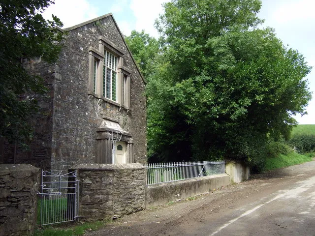 Beulah Baptist chapel This isolated chapel was originally built in 1808 but rebuilt in 1910 which seems to account for the unusual style of its frontage. It stands beside the Afon Anghof half a mile south of Casnewydd Bach, with paths leading from the direction of both Sealyham and Puncheston. Also beside it stand the intact, sturdy stanchions of a former railway bridge that once carried the North Pembrokeshire line along the valley: sermons must at one time have been interrupted by the occasional rattle of a passing train.