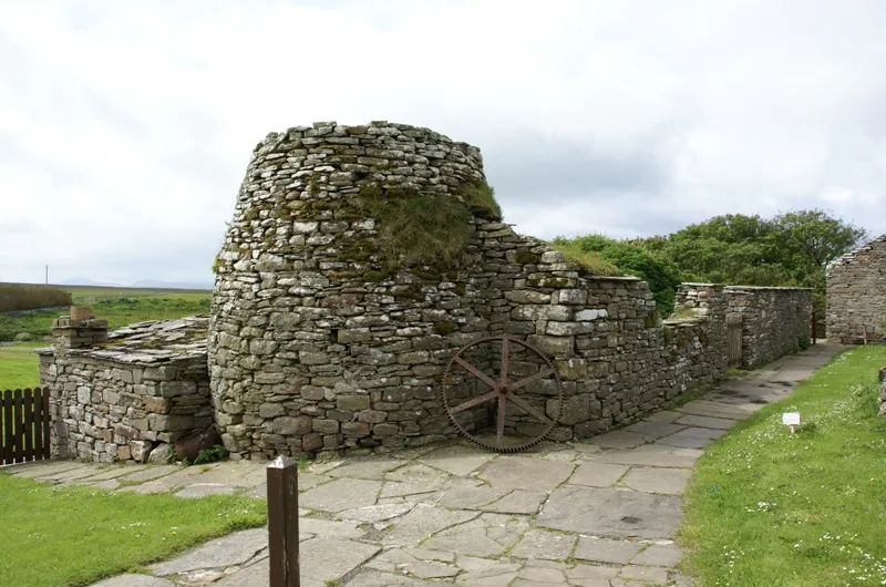 Kirbuster Farm Museum, Mainland, Orkney, Scotland. Kiln.