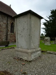 Allen Memorial approximately 10 metres to south of nave of Church of St Lucia