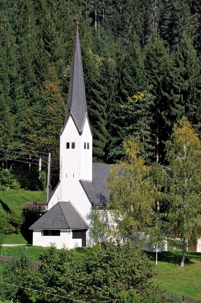 Subsidiary church Saint Lawrence at Lorenzenberg, municipality Lavamünd, district Wolfsberg, Carinthia / Austria / EU