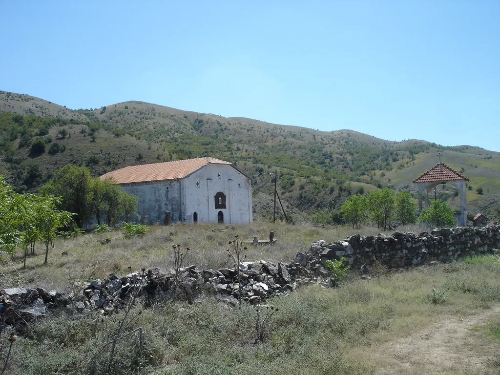 The church in village of Novachani, near Veles, Macedonia