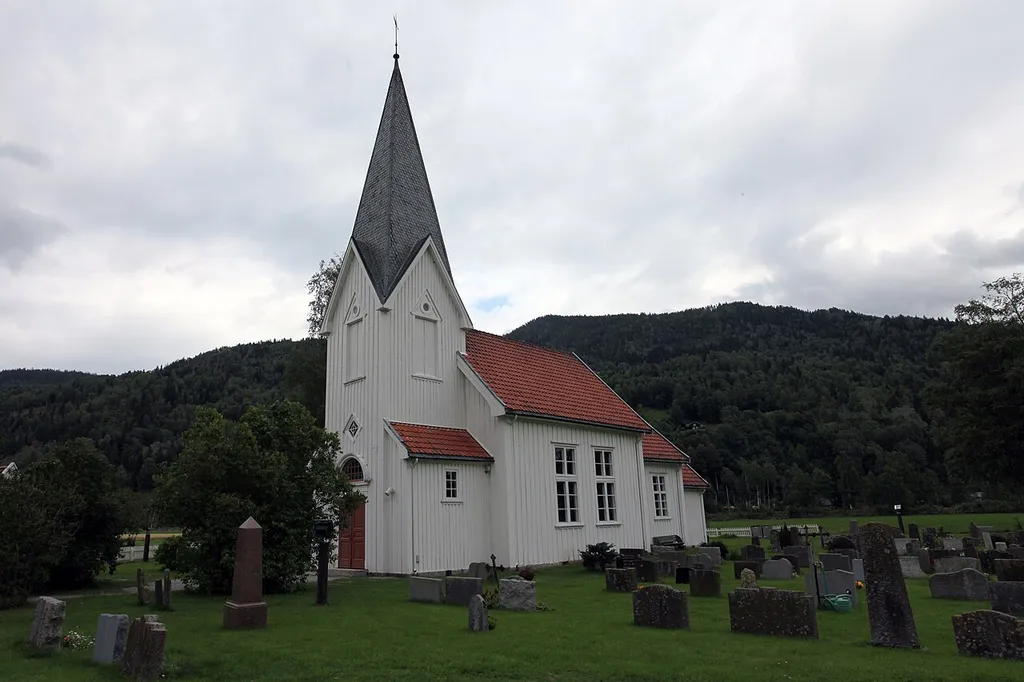 Picture of Flatdal church (Telemark - Norway)