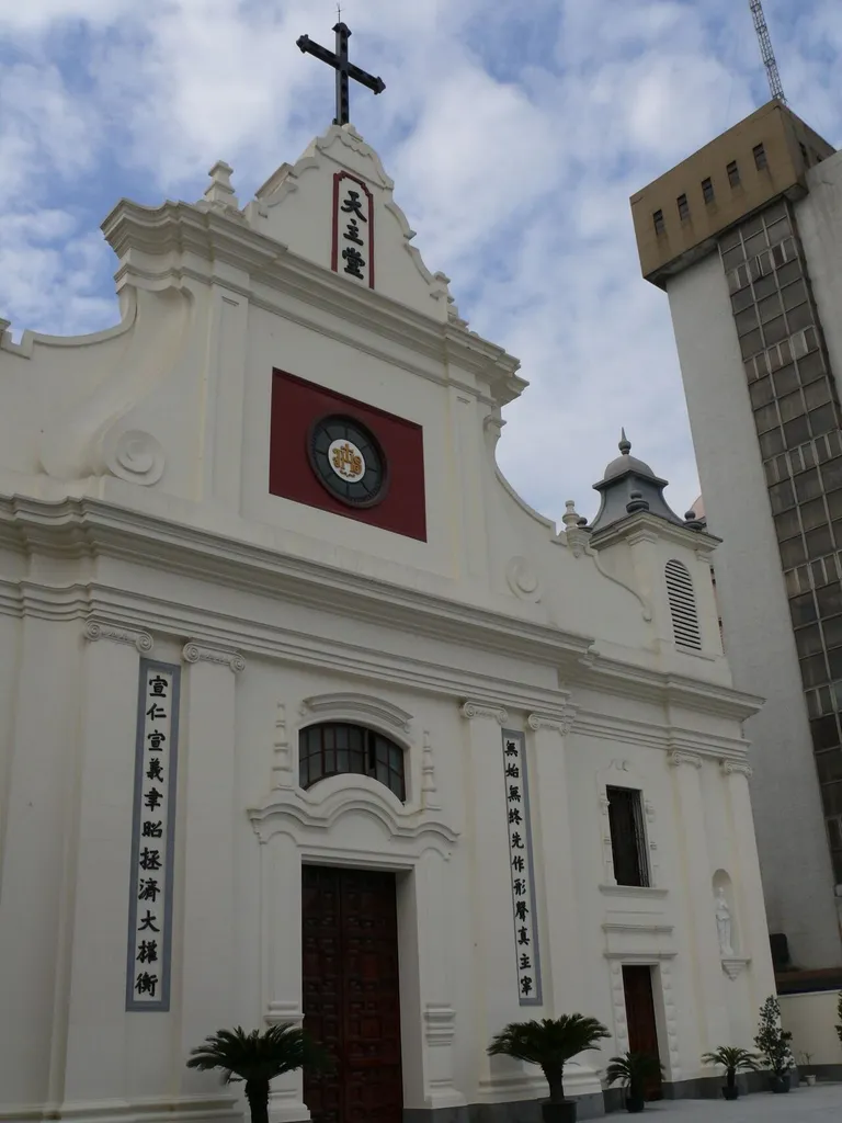 Saint-Francis-Xavier's church in Shanghai (China).