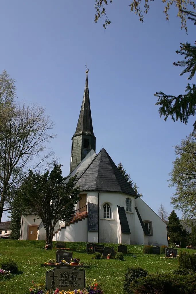 Die Dittmannsdorfer Kirche von Osten gesehen