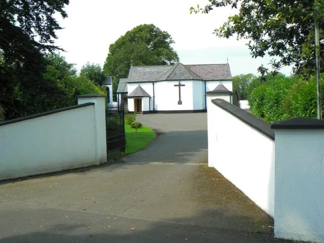 Pristine church Church of the Sacred Heart, Rathcoffey. It was built in 1710 but still looks extremely fresh and new.