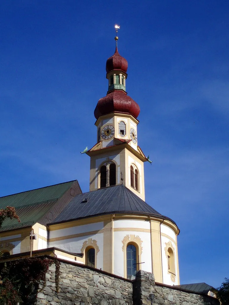 Fulpmes, St Vitus' Parish Church from south.