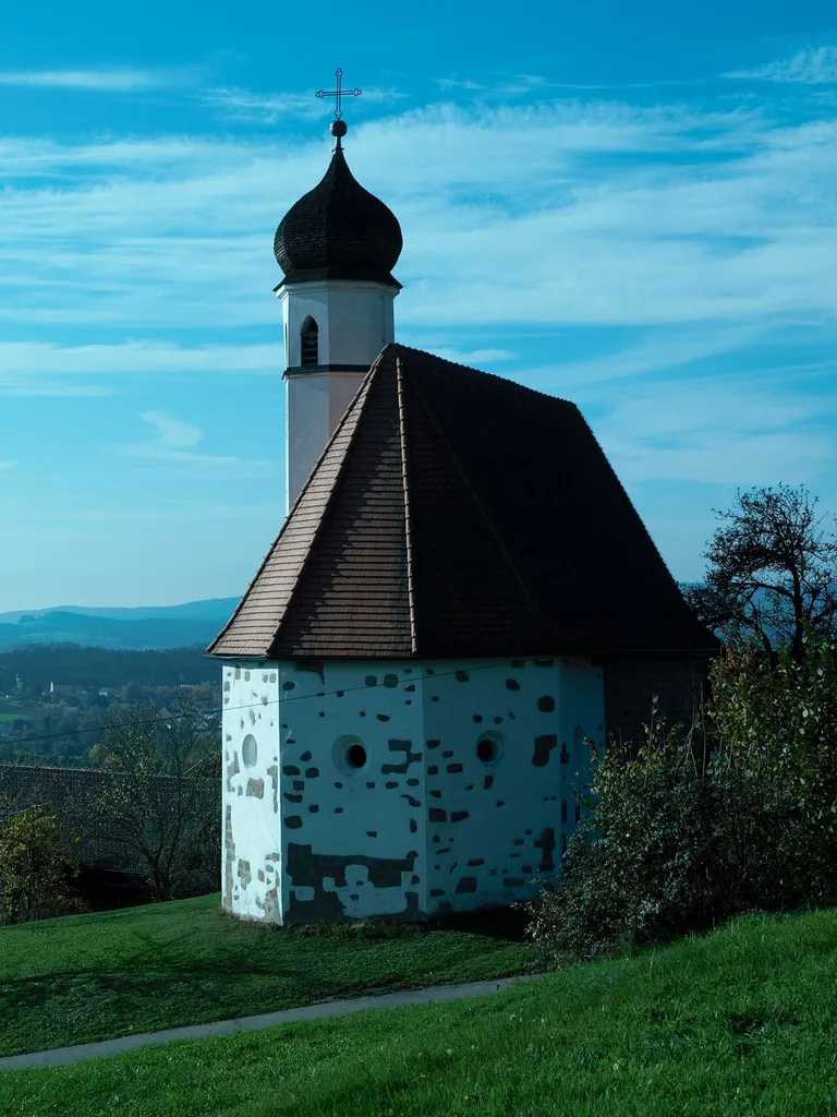 John the Baptist church in Landasberg, municipality of Haibach, Lower Bavaria, Germany
