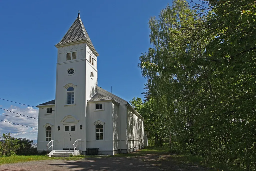 Picture of Nærsnes church (Buskerud - Norway)