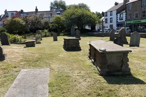 Three Chest Tombs In Churchyard To South Of Entrance To Church Of St Mary