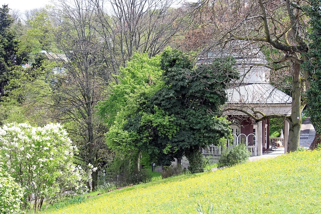 Bopser. Hohenheimer Straße Teahouse of the former villa. Arch. Heinrich Henes 1913
