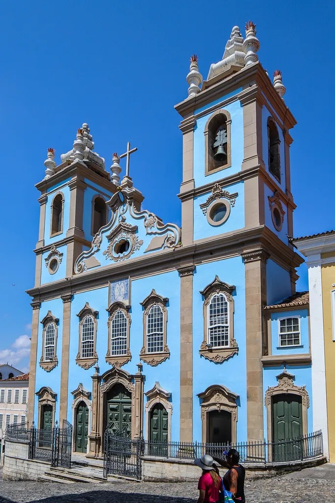 Igreja de Nossa Senhora do Rosário dos Pretos, Salvador, Bahia, Brazil.