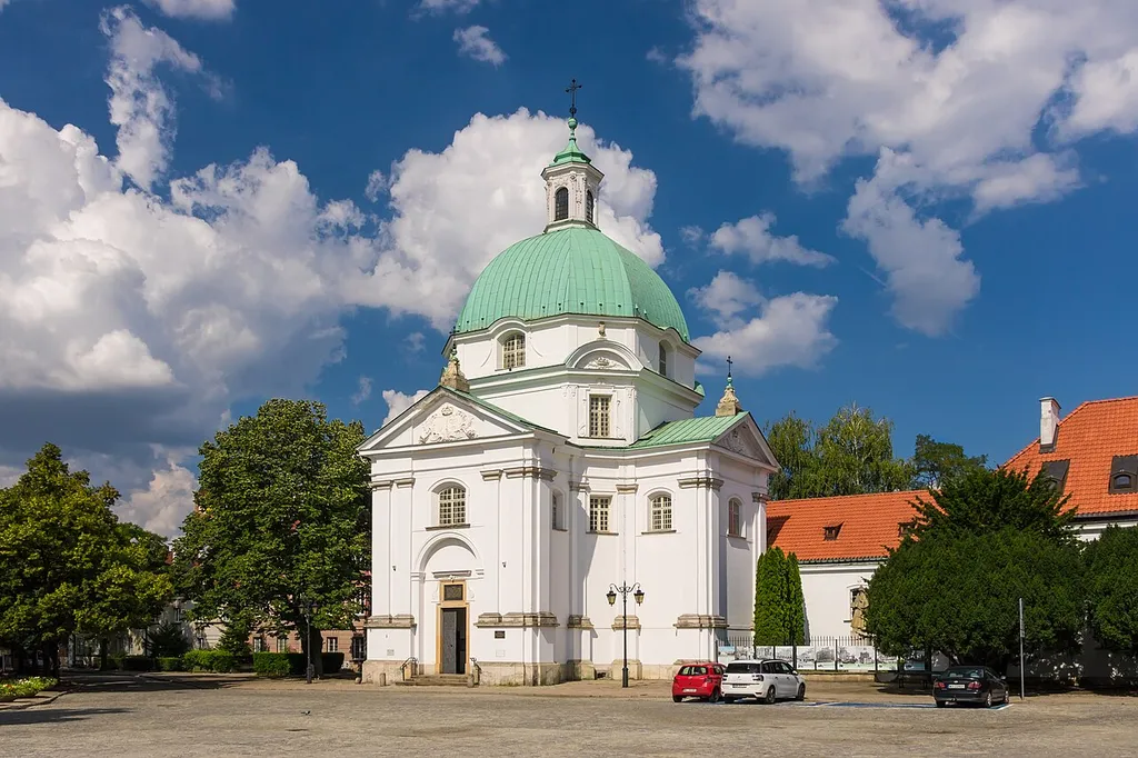 Saint Casimir Church in Warsaw's New Town, Poland (New Town Market Place, no. 2)