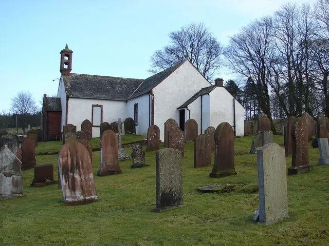 Boreland: Hutton &amp; Corrie Parish Church Church perches on shoulder of hill on the Corrie road, just SSE of the village of Boreland. Church dates from 1710 with alterations up to about 1871. The churchyard has some fine 17-18 century gravestones.