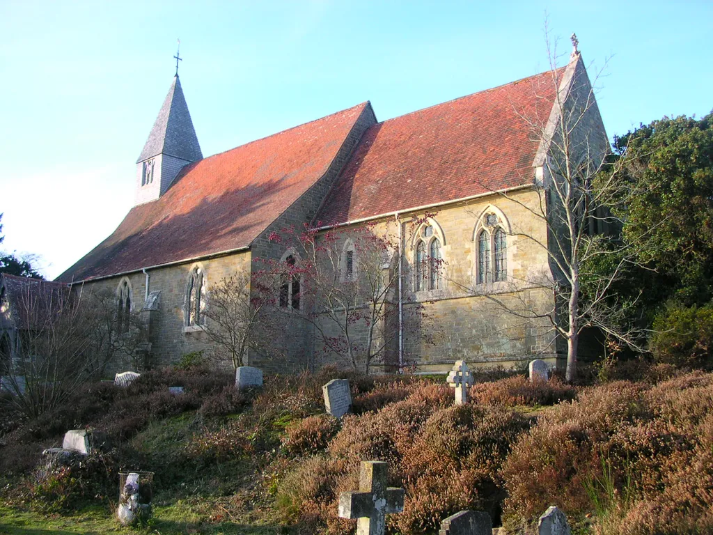 West Lavington church of St. Mary Magdalene, West Sussex, England. November 2007