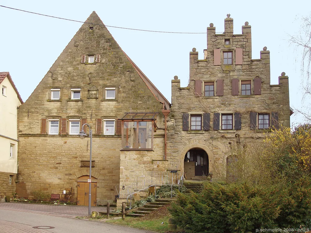 Schlosskellerei und Fruchtkasten, Nebengebäude des einstigen Schlosses in Zaberfeld-Ochsenburg