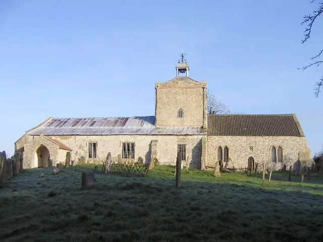 St Clement's parish church, Burnham Overy, Norfolk, seen from the south