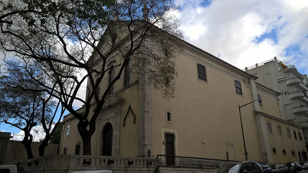 Igreja de São Mamede (Lisbon) Pórtico e parede sul