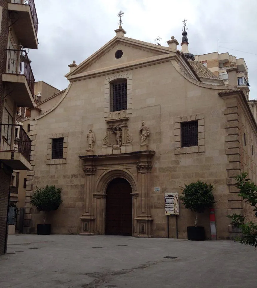 Fachada de la Iglesia de San Miguel de Murcia (España). Finales del siglo XVII, comienzos del XVIII.
