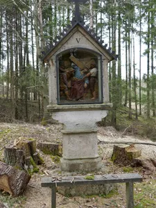 Kreuzwegstation Burg in Wielenbach