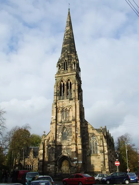 Former Dowanhill Parish Church. Now home to the Cottier Theatre http://www.thecottier.com/ See also 594951 and 594963.