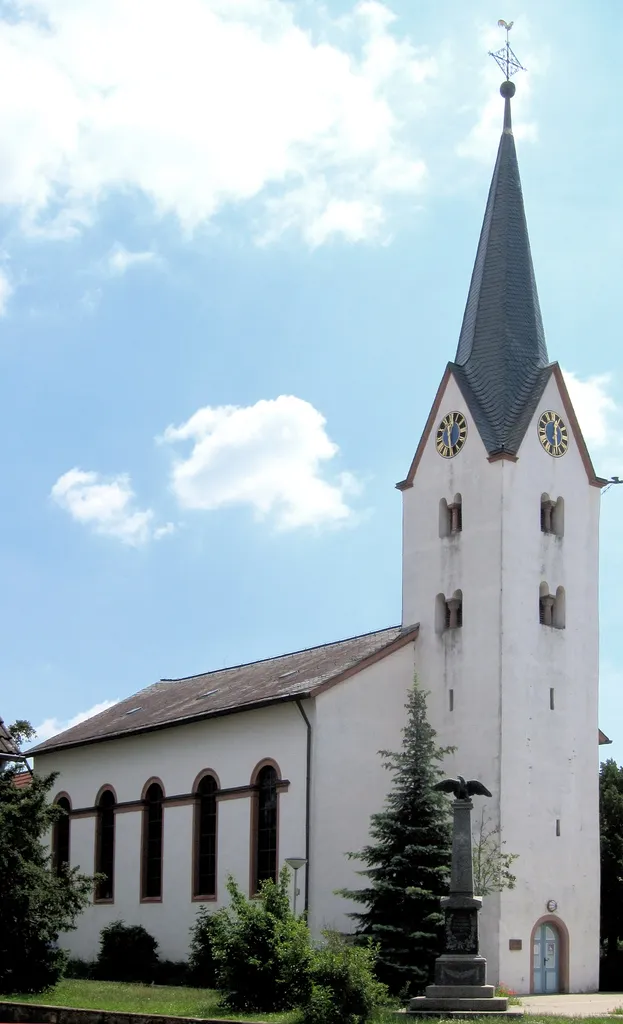 Protestant Church in Weiterstadt-Gräfenhausen, Germany