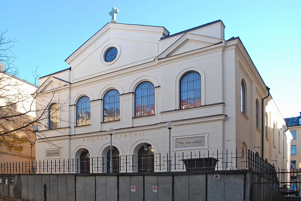 Andreaskyrkan, Högbergsgatan.