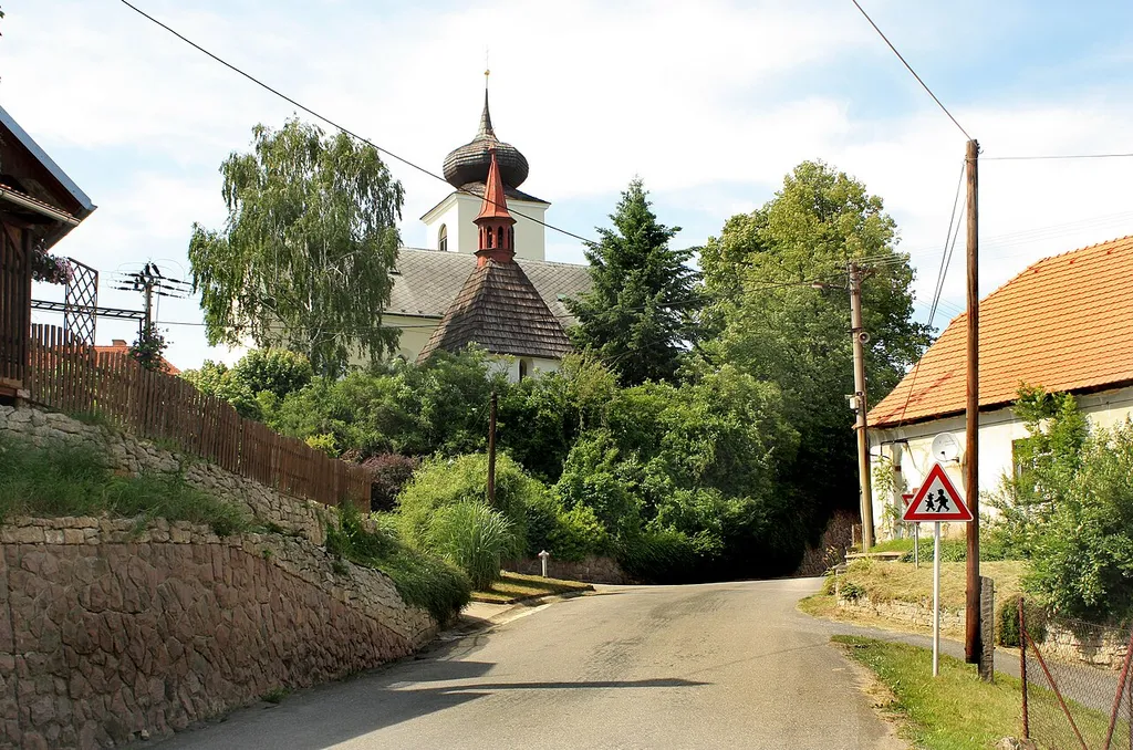 Morašice, Czech Republic, road from Lažany