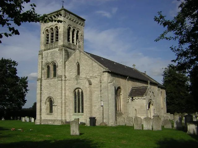 St Martin's parish church, Firbeck, South Yorkshire, seen from the southwest