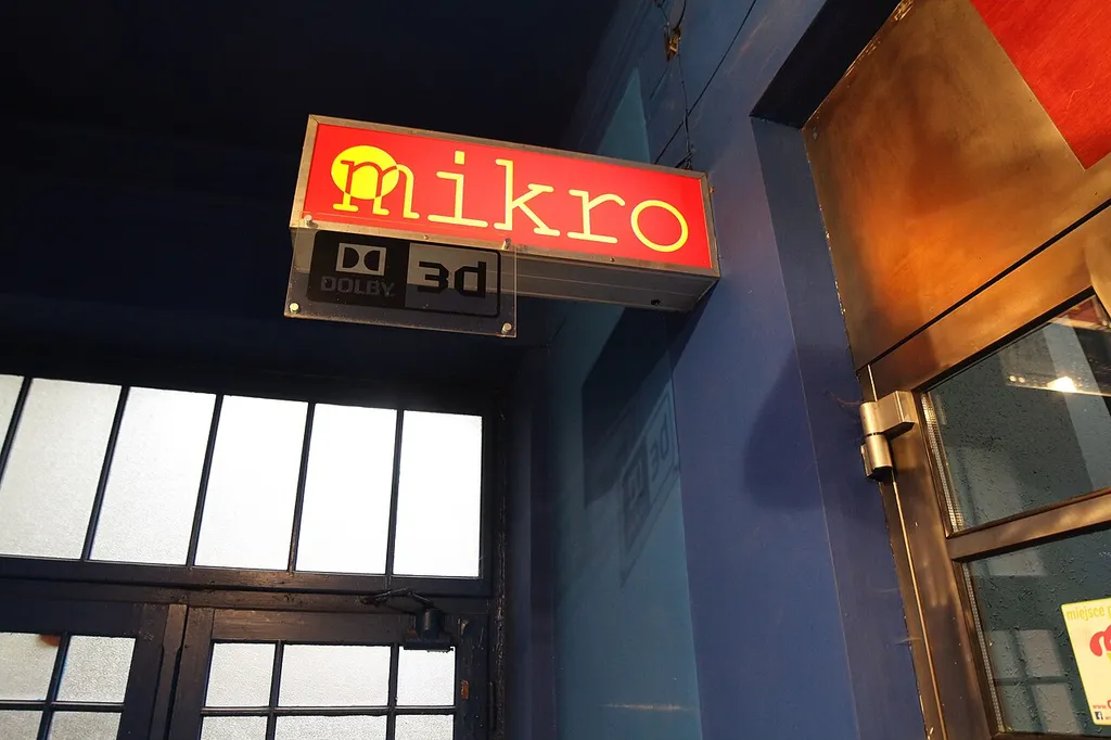 Kino Mikro, studio cinema in Kraków, Poland, at Lea Street 5. It has been active since 1959, since April 7, 1984 as the Mikro &amp; Mikroffala Film Club.