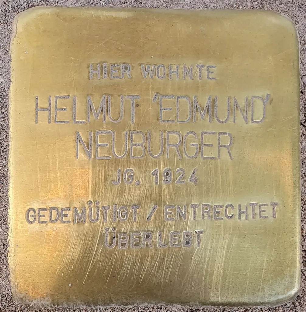 Stolperstein für Helmut Neuburger, Güntherstraße 15 (Weimar)