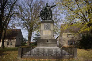 Naturdenkmal Flatterulme (Ulmus laevis) (Baum) O Kirche, N Bülowdenkmal; Flur 3, Flurstück 304 in Dennewitz