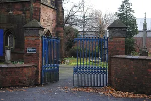 Gates And Gatepiers To The Church Of St John The Evangelist