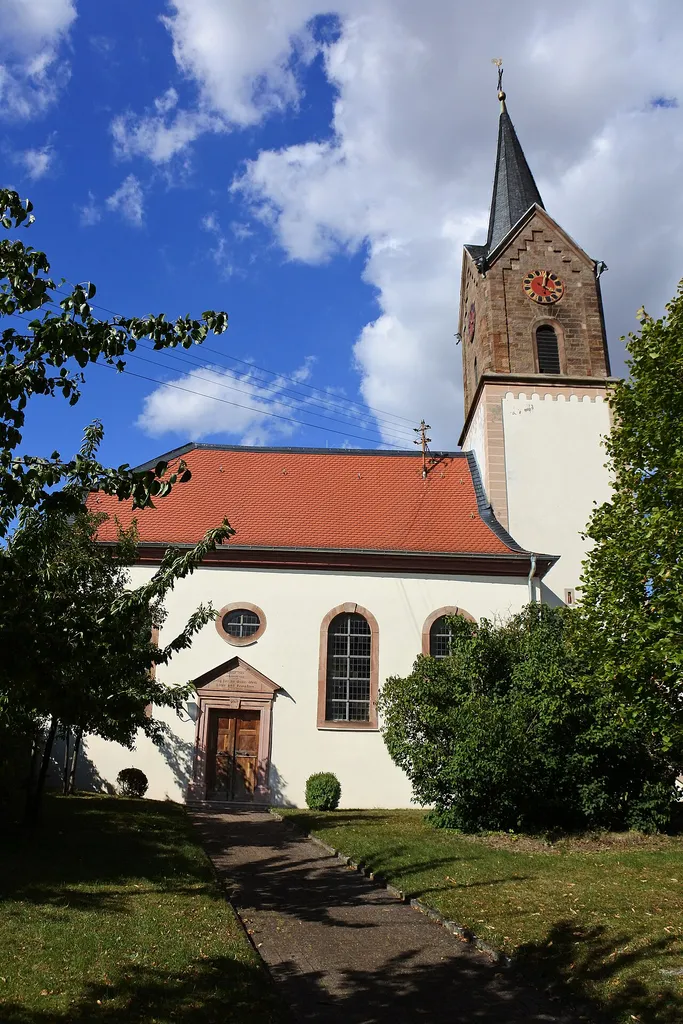 Protestantische Kirche Rittersheim, front