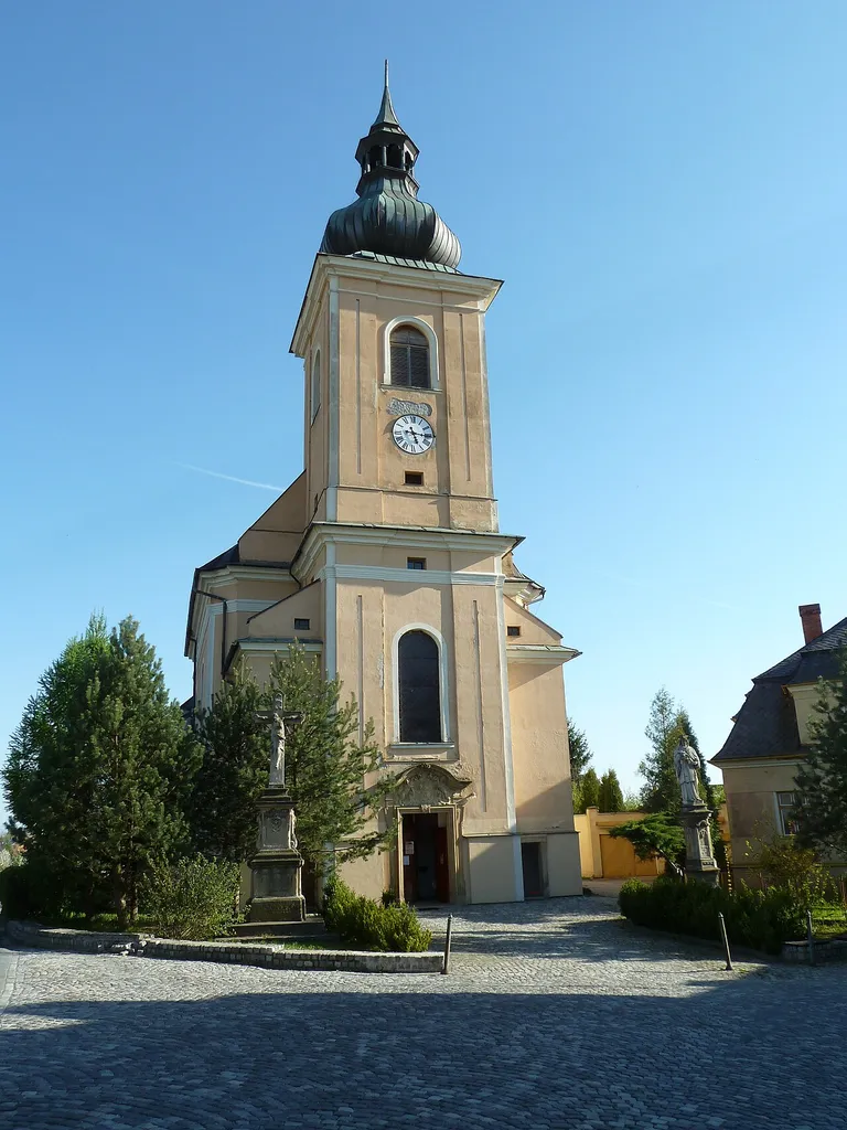 "Church of the Saint Jacob Elder" in village Velký Újezd (Olomouc district, Czech Republic)