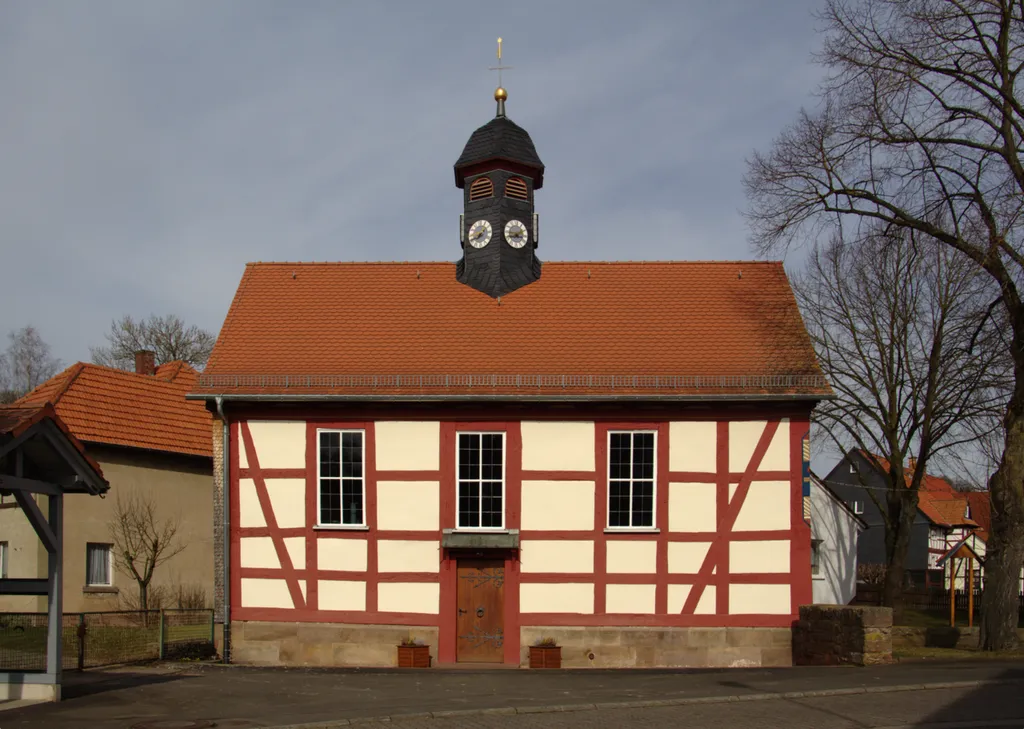 Protestant Church in Nieder-Stoll, Schlitz, Hesse, Germany