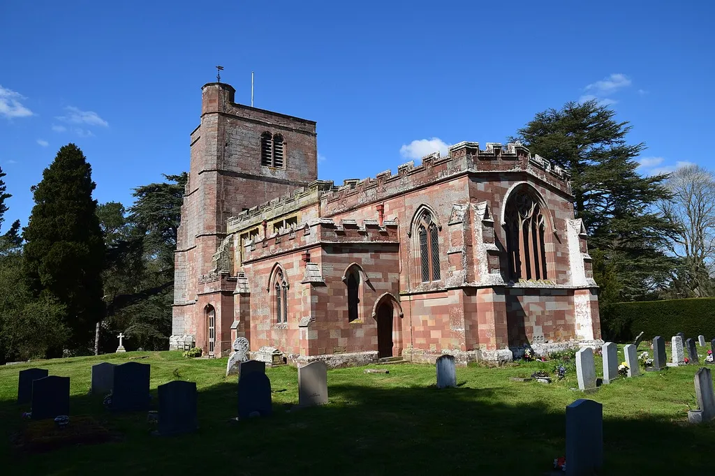 Upper Arley Church (St. Peter), Worcestershire, 15 April 2021. Early 14th Century Decorated with 12th Century Norman fragments. Extended 16th Century Perpendicular, restored 1791 and 1885.