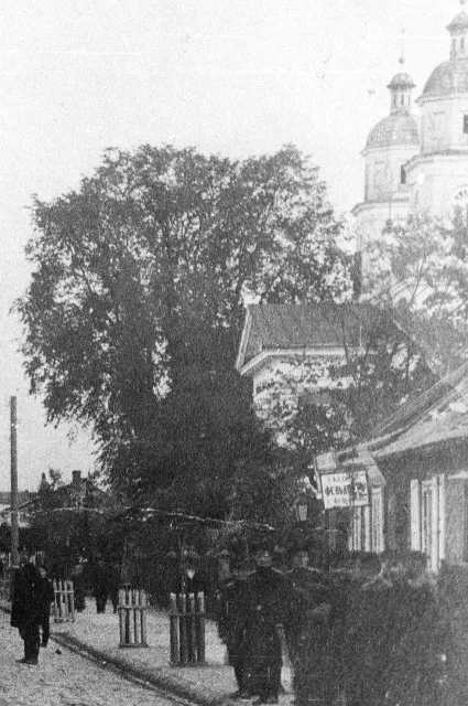 Saint Bartholomew church in Augustów, builded: 1845, demolished: 1905