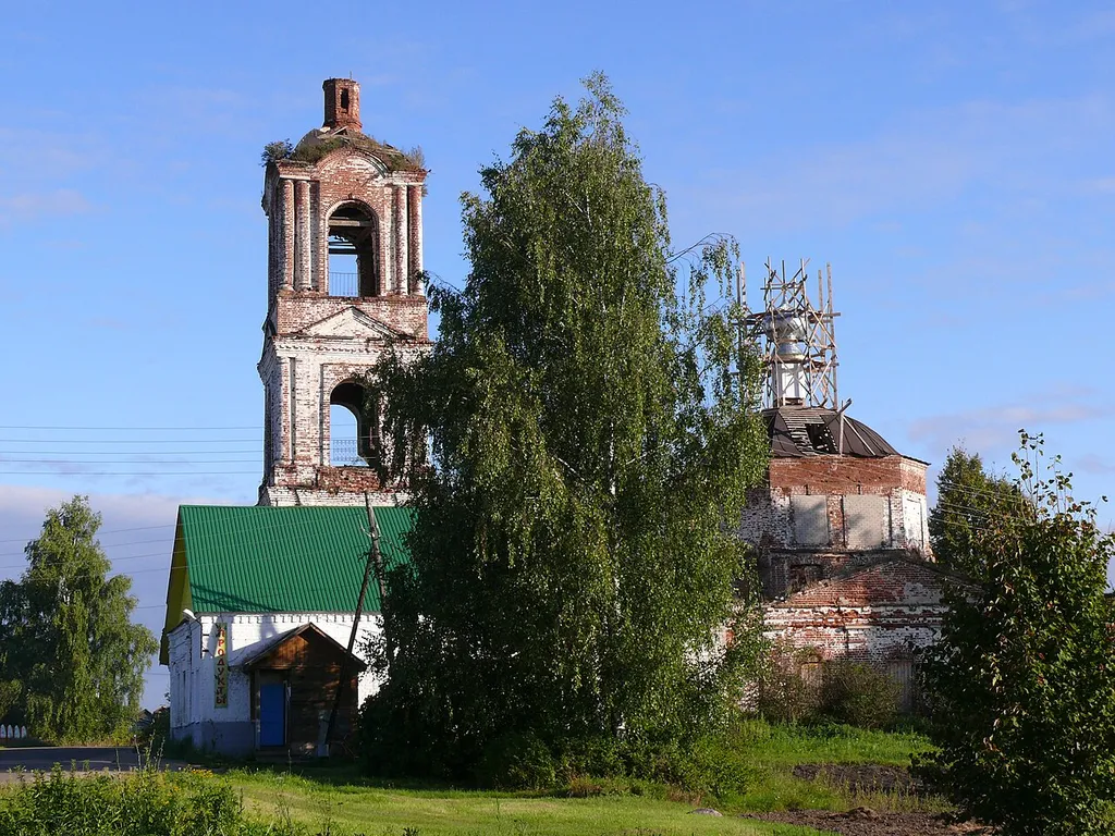 церковь Никольская: Вознесенье, Савинский район, Ивановская область