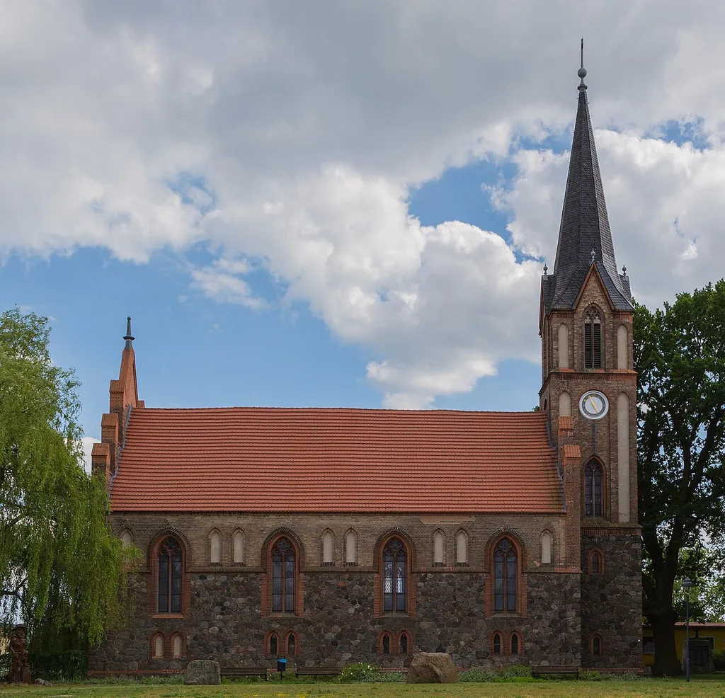 Lutheran Village Church (Dorfkirche) in Trebatsch, district of Tauche, Landkreis Oder-Spree, Brandenburg, Germany.