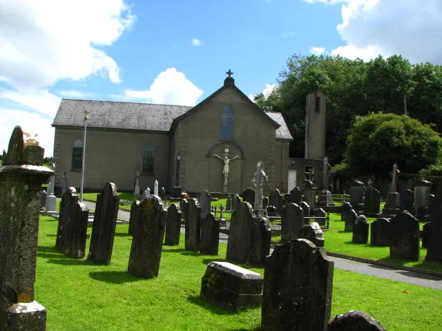 Johnswell Church, near to Johnswell, Kilkieran Cross Roads and Kilderry, Kilkenny, Ireland. A Church and graveyard, located in the village of Johnswell.
