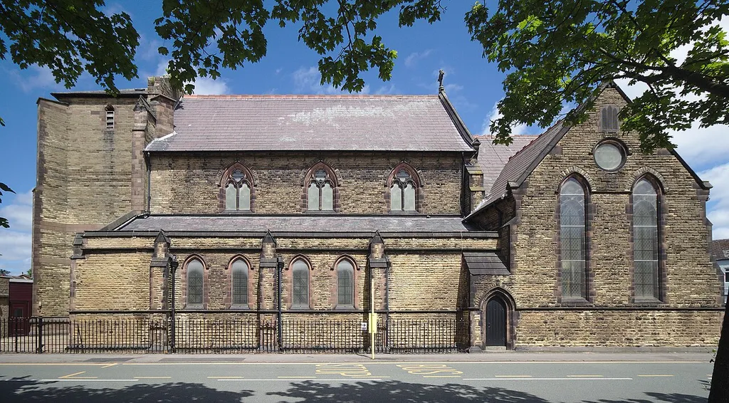 South side of St John's church, across Saint John Street