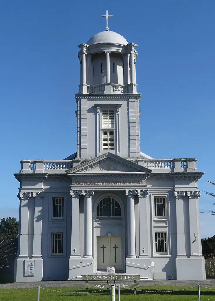 St Mary's Catholic Church, built in 1928, is a landmark building in Hokitika on the West Coast of New Zealand.