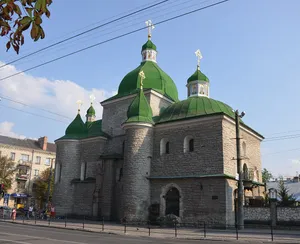 Christmas church in Ternopil