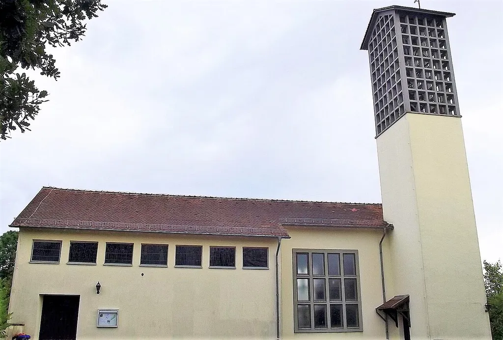 Exterior of the protestant church in Steinbach near Ottweiler, Saarland, Germany