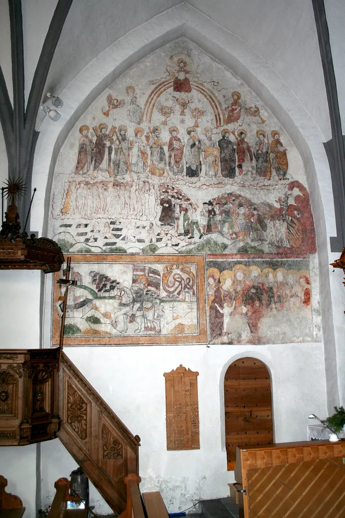 Kirche von Tumegl/Tomils, bemalt von de:Hans Ardüser