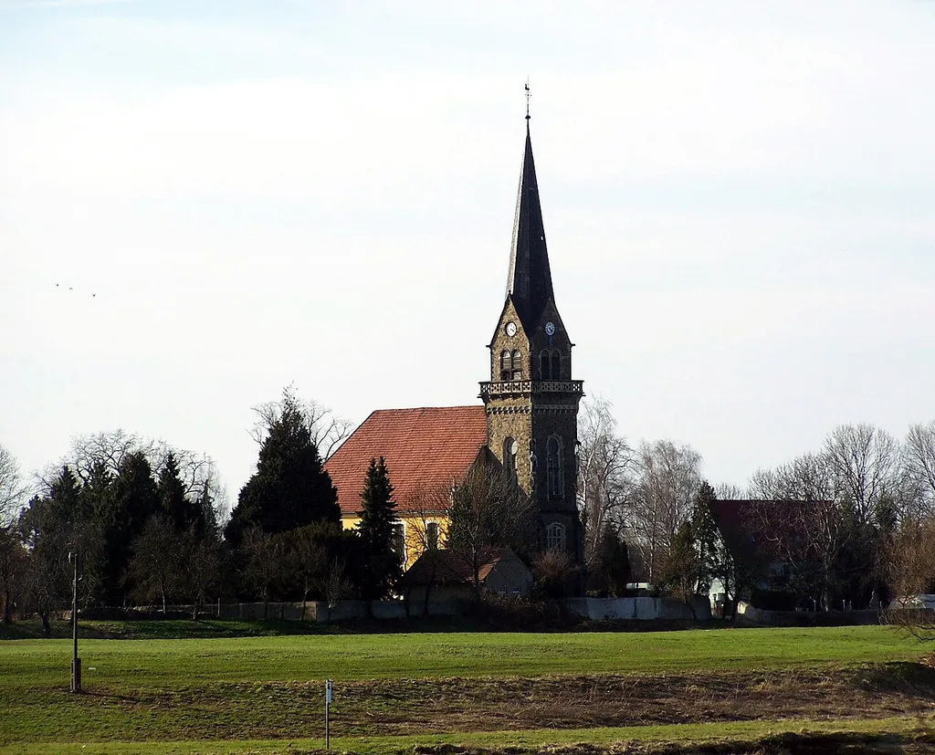 Kirche Boritz, Gemeinde Hirschstein, Landkreis Meißen
